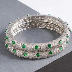 Emerald Bangle Set