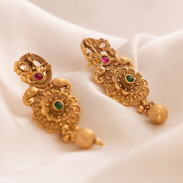 Regal Blossom Dangle - Elara