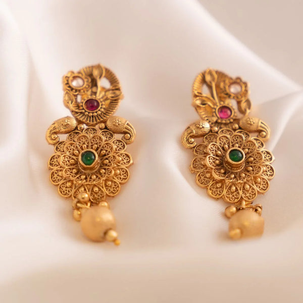 Regal Blossom Dangle - Elara