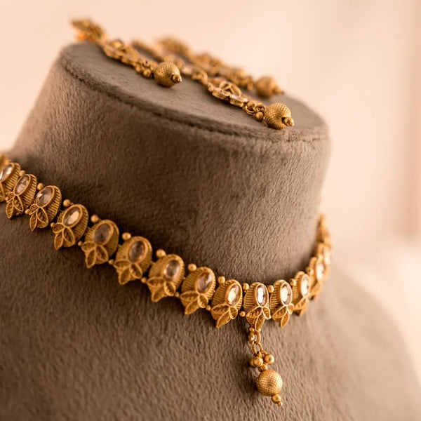 Sunehri Sitara Haar - Elara